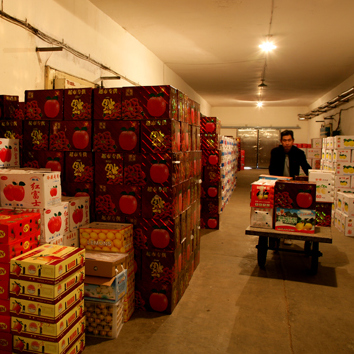 水果贮存堆垛管理